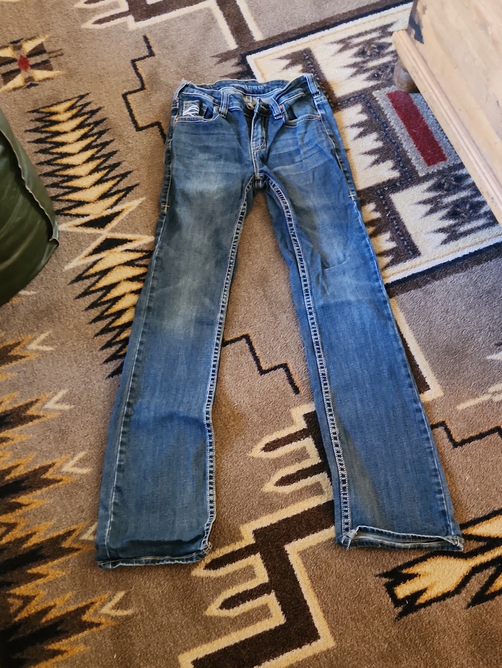 Cowgirl Tuff Women's Blue Boot Cut Jeans